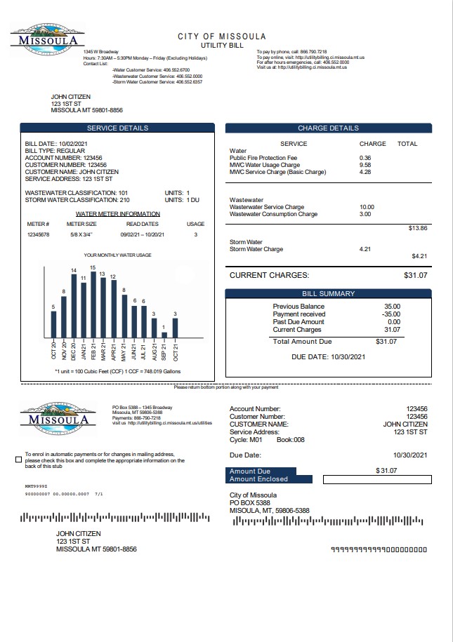  Minol USA business utility bill 